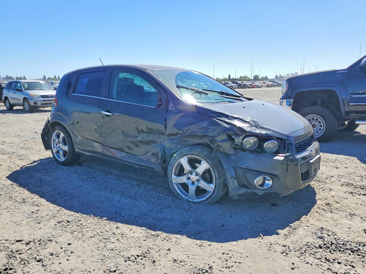 2015 Chevrolet Sonic Ltz Gray vin: 1G1JE6SB1F4140351