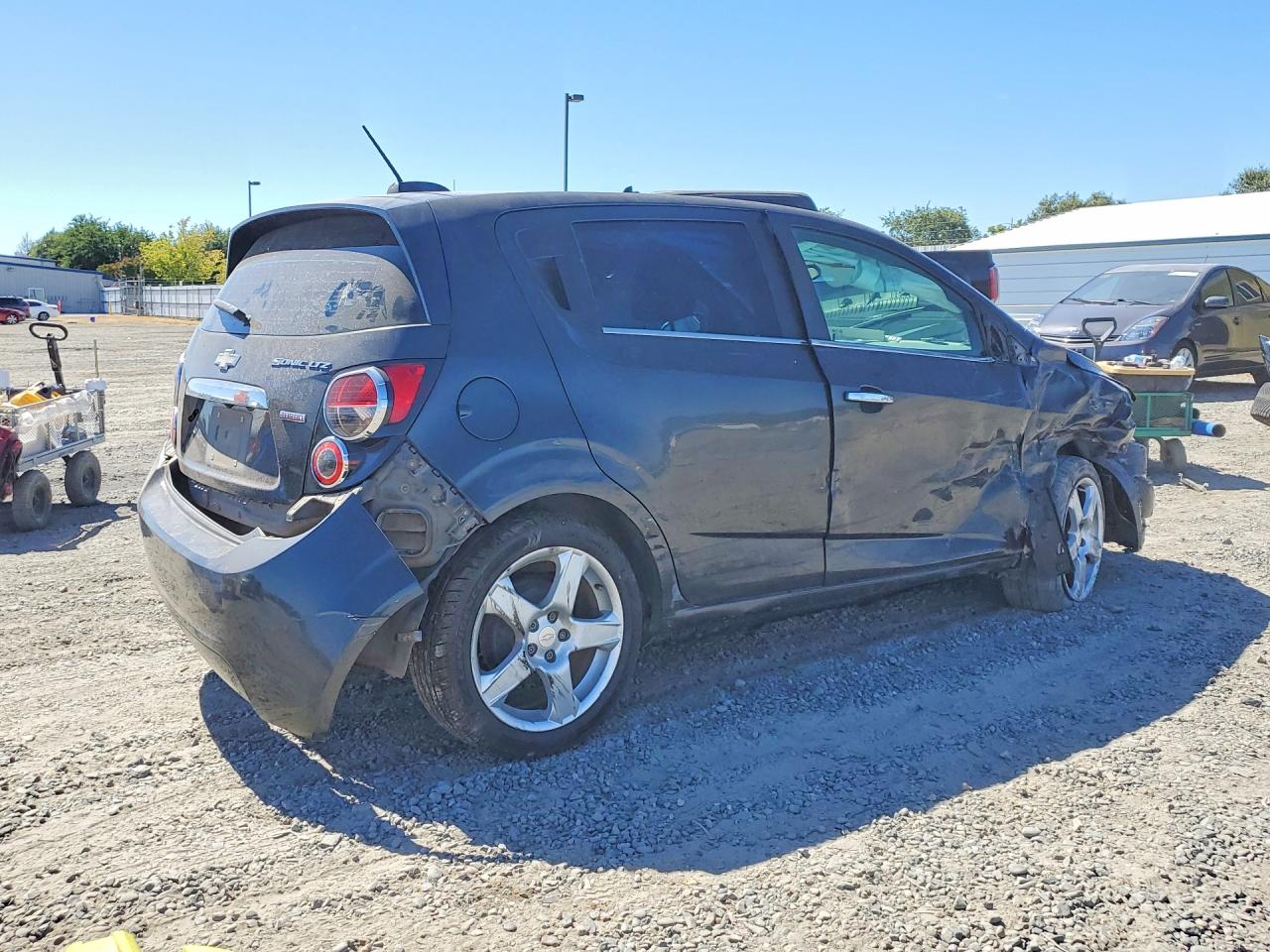 2015 Chevrolet Sonic Ltz Gray vin: 1G1JE6SB1F4140351