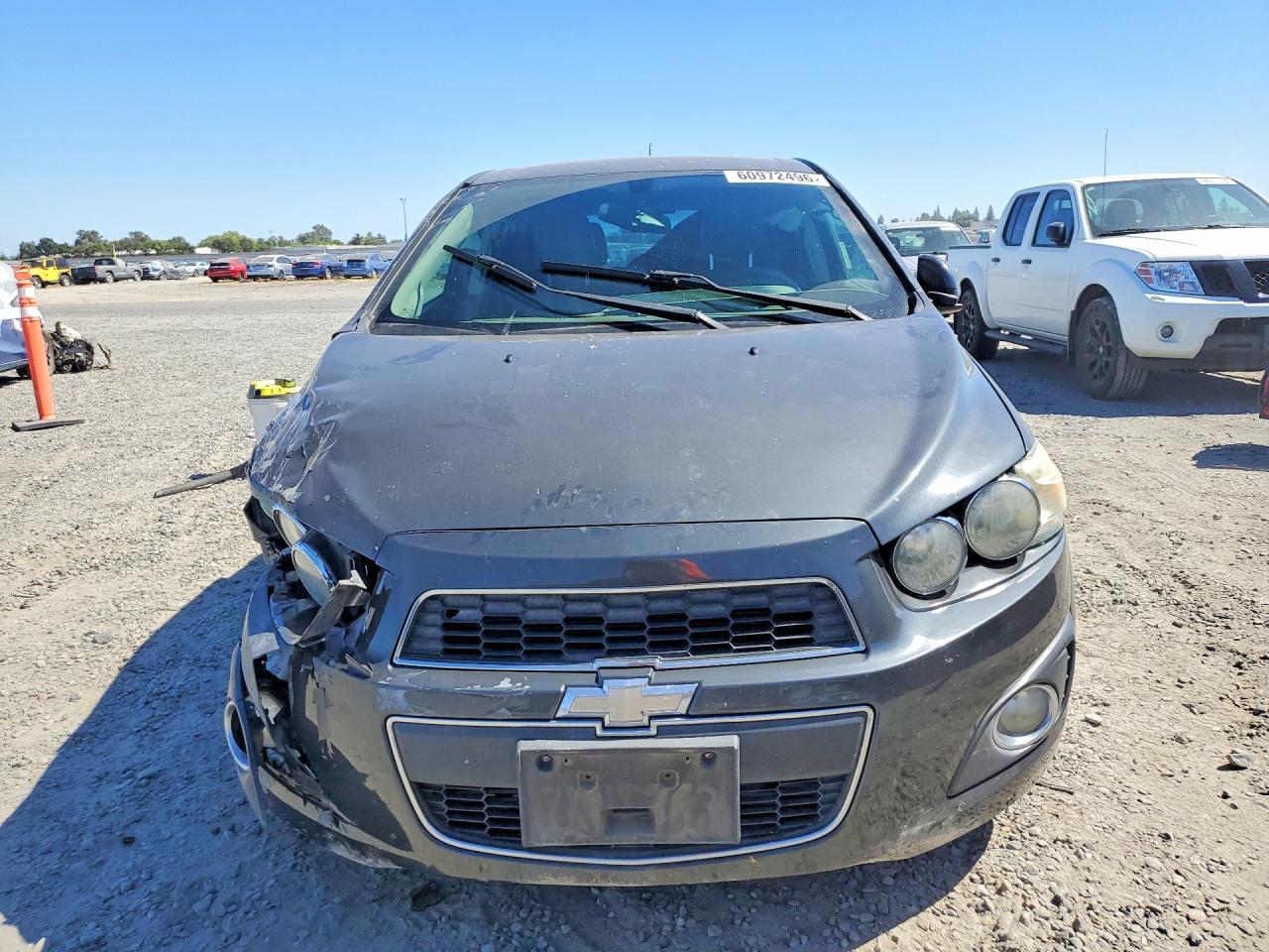 2015 Chevrolet Sonic Ltz Gray vin: 1G1JE6SB1F4140351