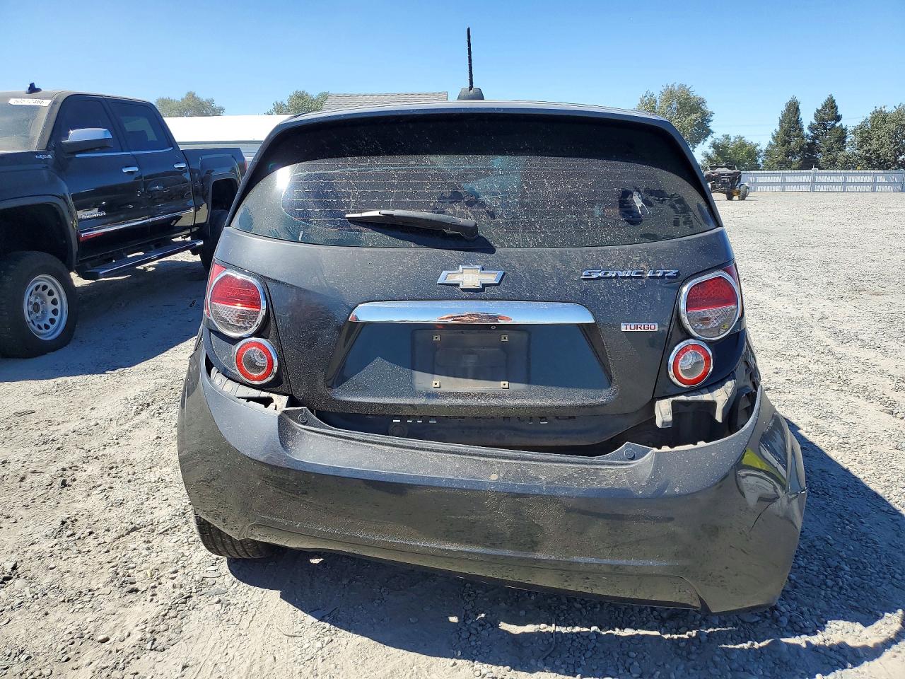 2015 Chevrolet Sonic Ltz Gray vin: 1G1JE6SB1F4140351