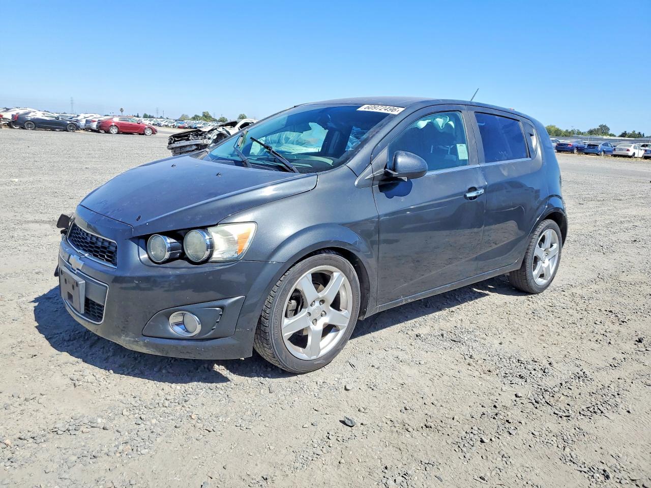 2015 Chevrolet Sonic Ltz Gray vin: 1G1JE6SB1F4140351