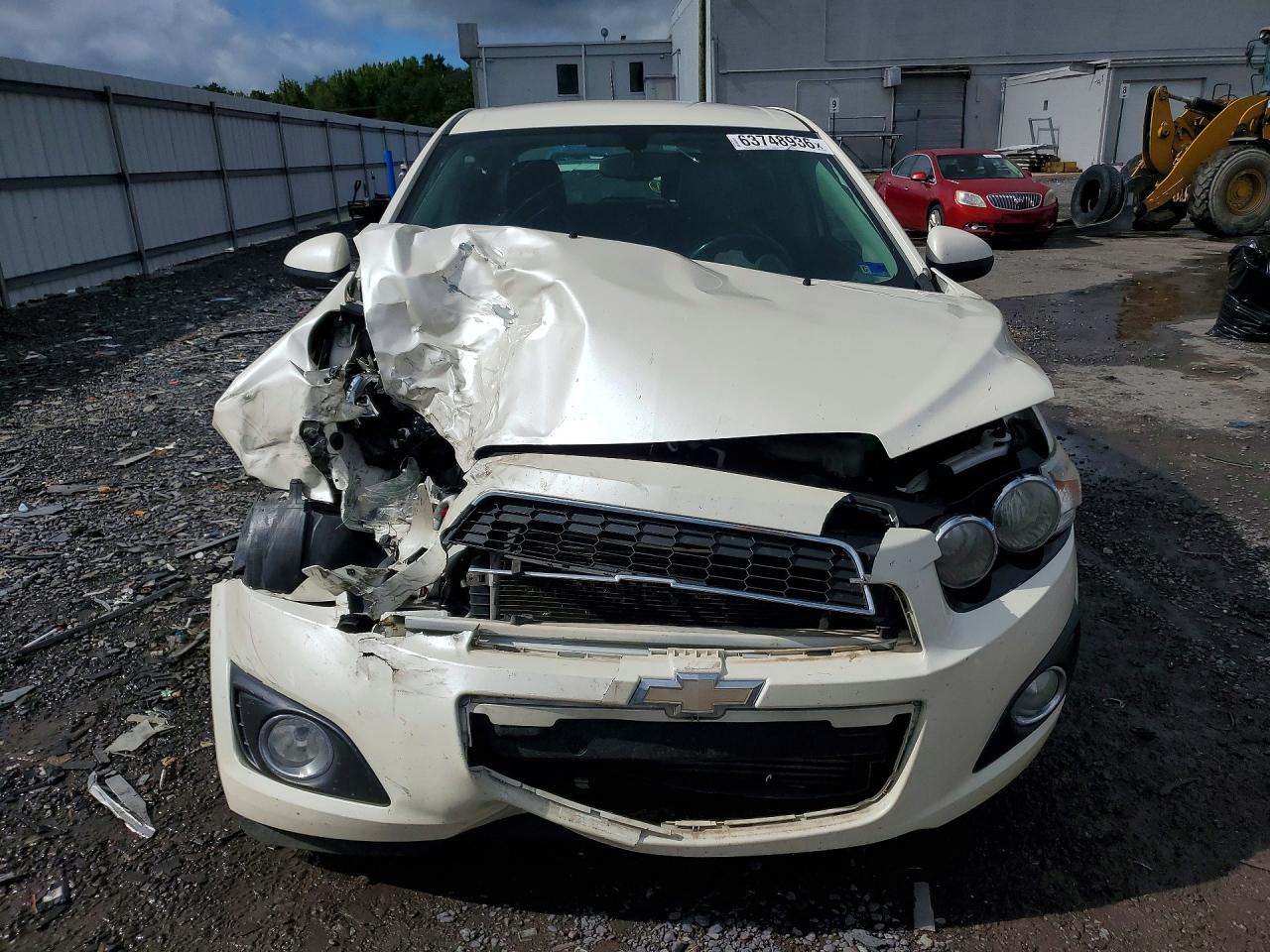 2015 Chevrolet Sonic Ltz White vin: 1G1JE6SB2F4186500