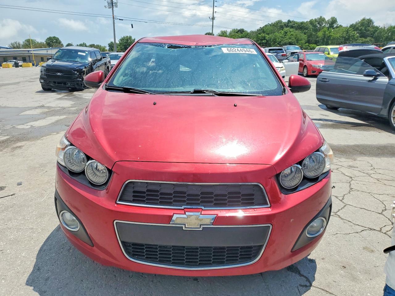 2012 Chevrolet Sonic Ltz Red vin: 1G1JE6SB3C4183441