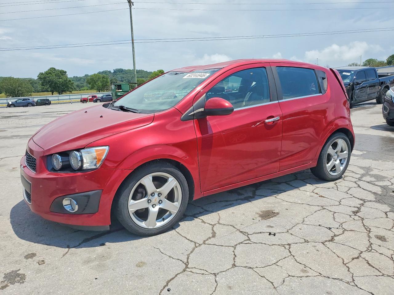 2012 Chevrolet Sonic Ltz Red vin: 1G1JE6SB3C4183441