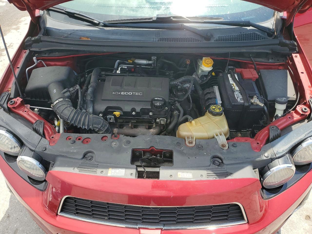 2012 Chevrolet Sonic Ltz Red vin: 1G1JE6SB3C4183441