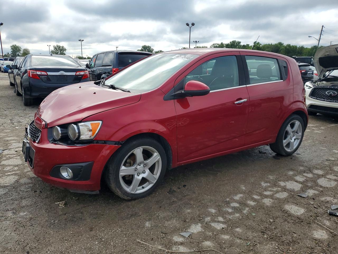 2014 Chevrolet Sonic Ltz Red vin: 1G1JE6SB3E4130399