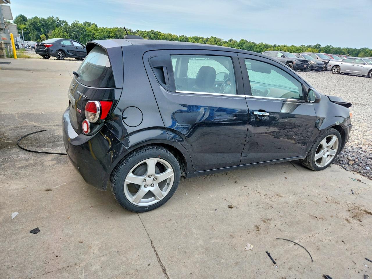 2015 Chevrolet Sonic Ltz Black vin: 1G1JE6SB3F4105844