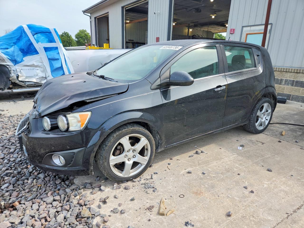 2015 Chevrolet Sonic Ltz Black vin: 1G1JE6SB3F4105844