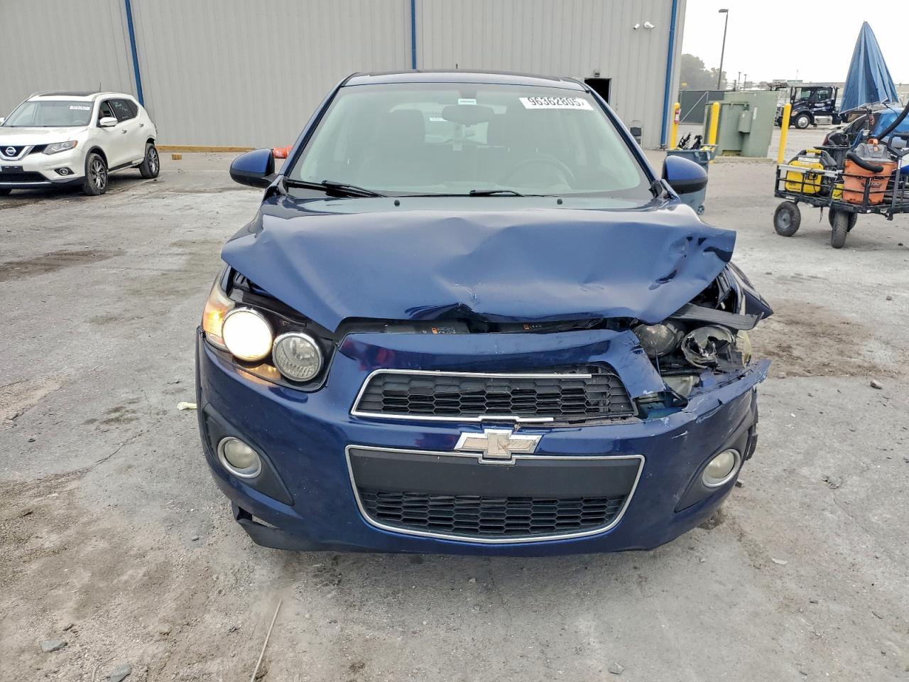 2014 Chevrolet Sonic Ltz Blue vin: 1G1JE6SB4E4112235