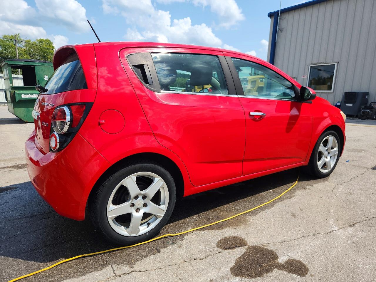 2015 Chevrolet Sonic Ltz Red vin: 1G1JE6SB4F4121793