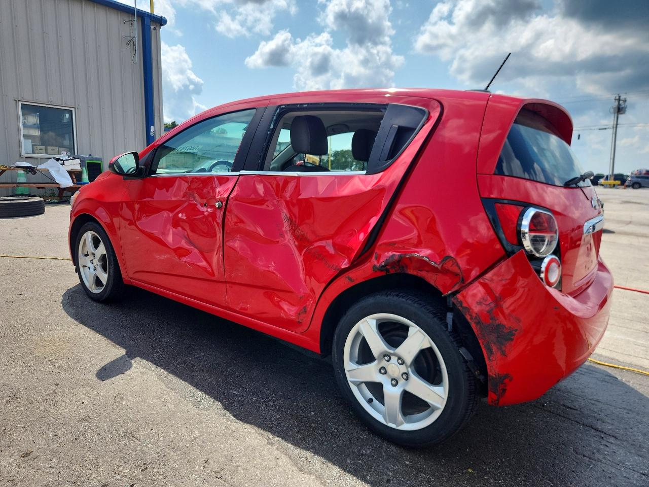 2015 Chevrolet Sonic Ltz Red vin: 1G1JE6SB4F4121793