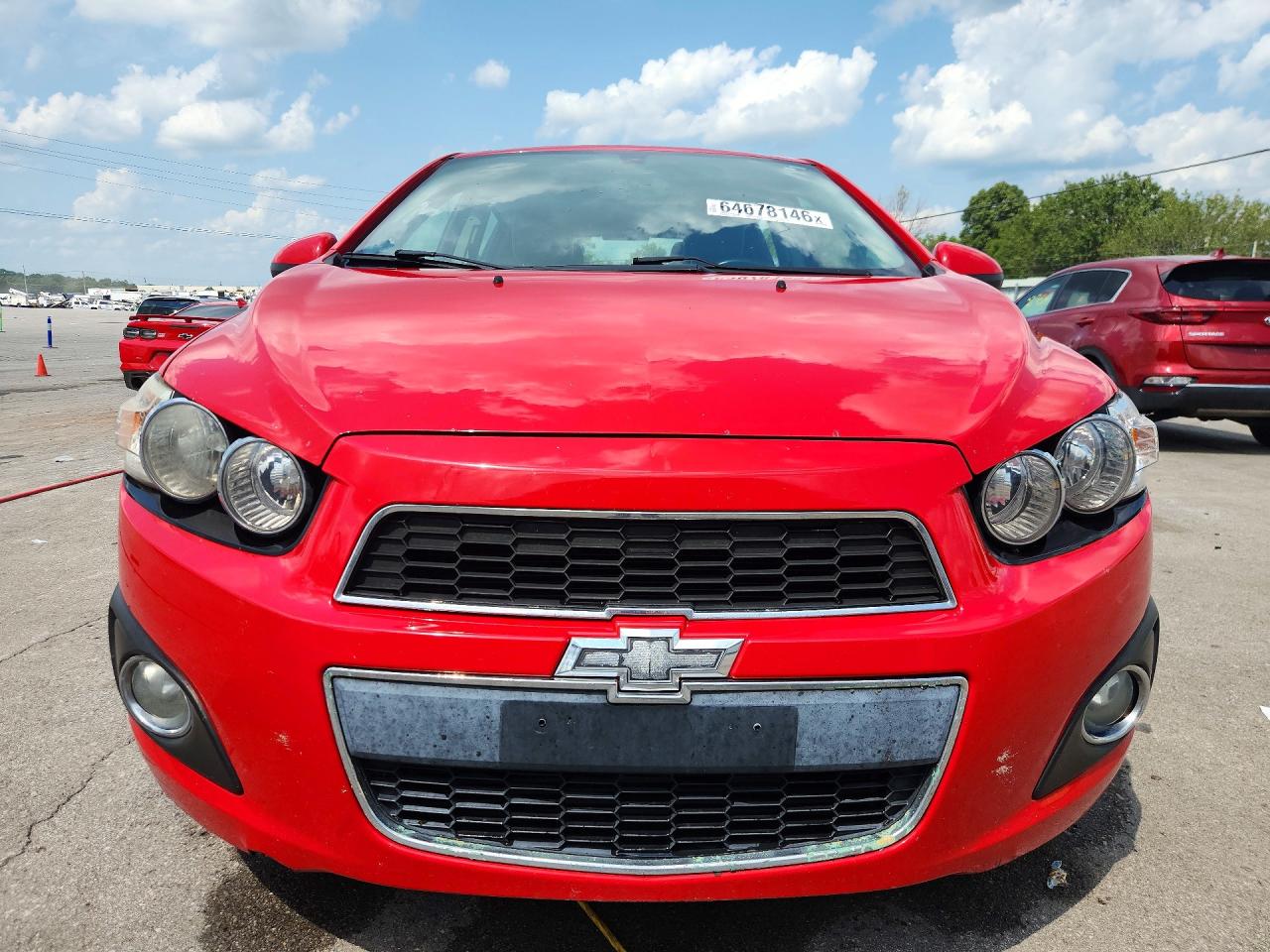 2015 Chevrolet Sonic Ltz Red vin: 1G1JE6SB4F4121793