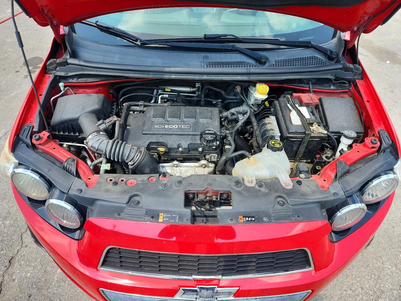 2015 Chevrolet Sonic Ltz Red vin: 1G1JE6SB4F4121793
