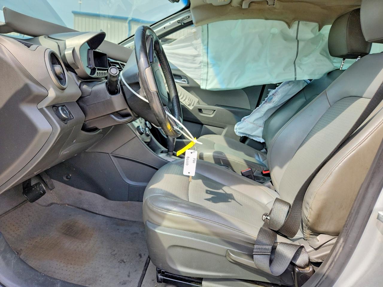 2015 Chevrolet Sonic Ltz Silver vin: 1G1JE6SB5F4128915