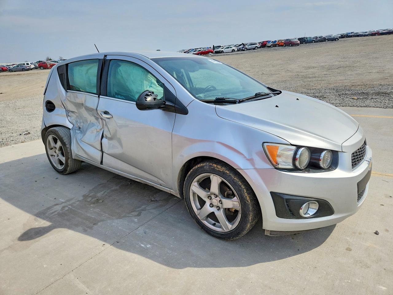 2015 Chevrolet Sonic Ltz Silver vin: 1G1JE6SB5F4128915
