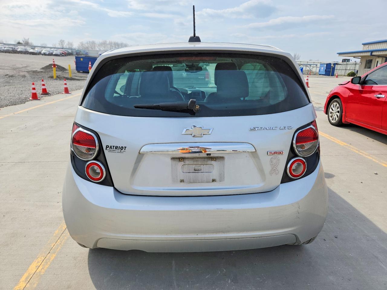 2015 Chevrolet Sonic Ltz Silver vin: 1G1JE6SB5F4128915