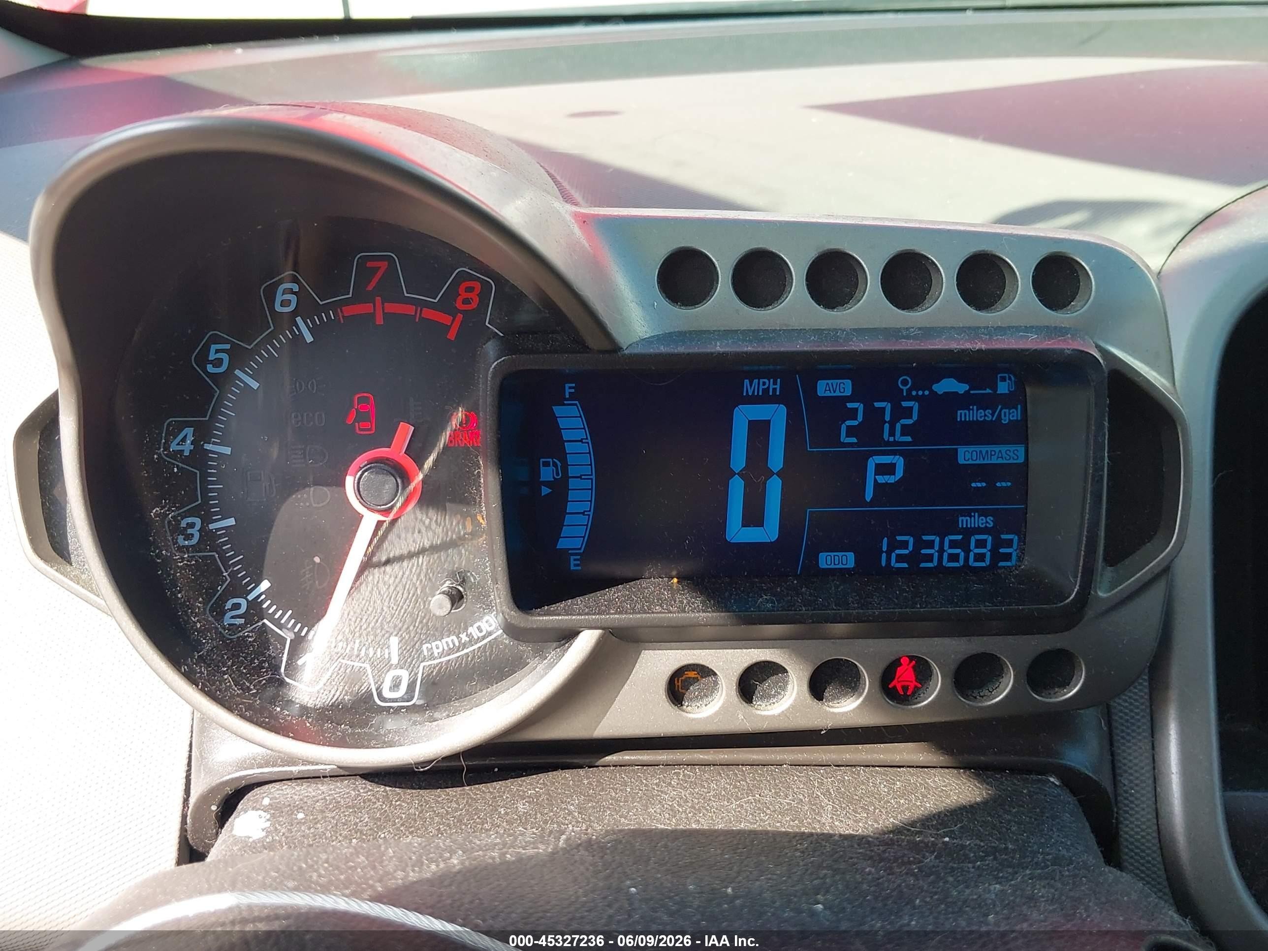 2015 Chevrolet Sonic Ltz Auto Красный vin: 1G1JE6SB6F4187410