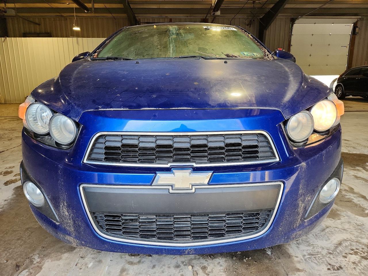 2014 Chevrolet Sonic Ltz Blue vin: 1G1JE6SB7E4184627