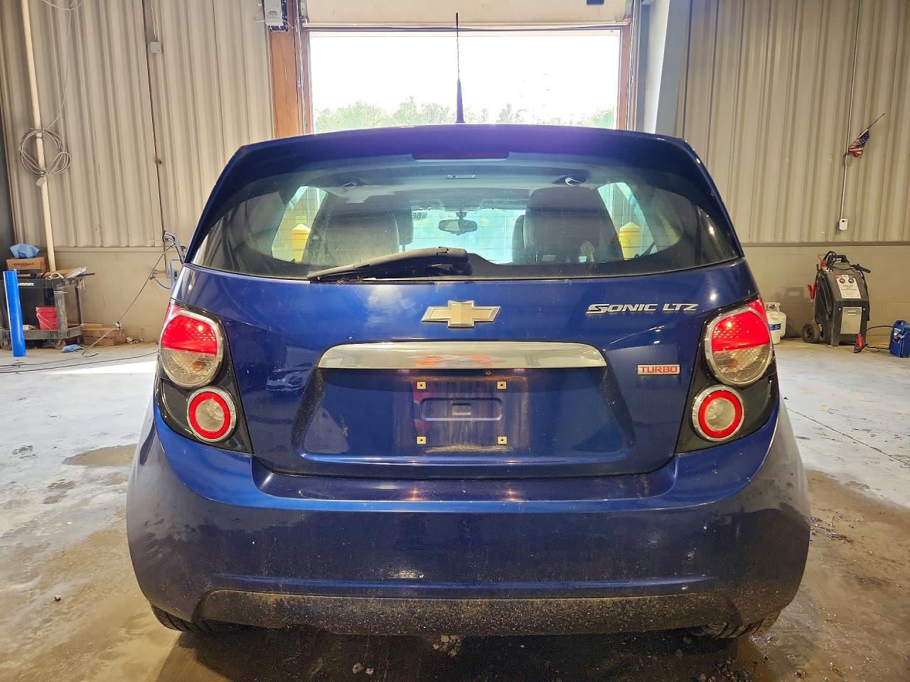 2014 Chevrolet Sonic Ltz Blue vin: 1G1JE6SB7E4184627