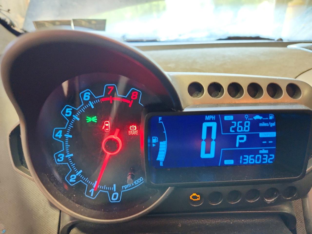 2014 Chevrolet Sonic Ltz Blue vin: 1G1JE6SB7E4184627