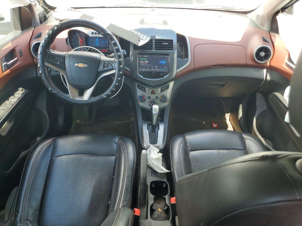 2015 Chevrolet Sonic Ltz Silver vin: 1G1JE6SB8F4100087