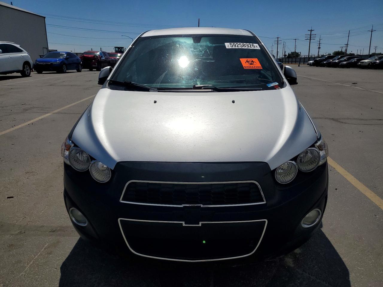 2015 Chevrolet Sonic Ltz Silver vin: 1G1JE6SB8F4100087