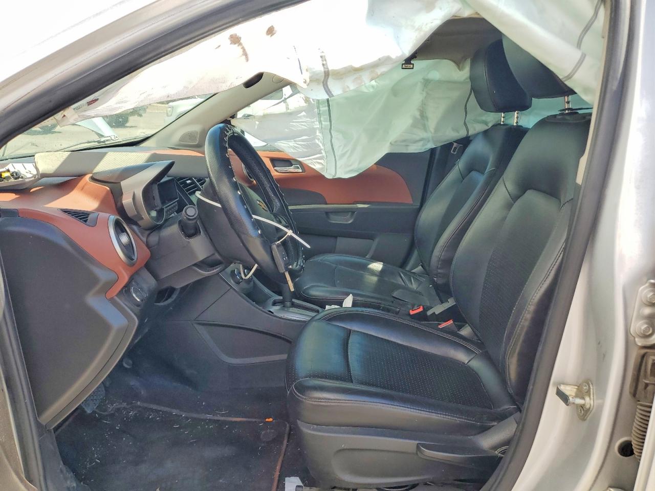 2015 Chevrolet Sonic Ltz Silver vin: 1G1JE6SB8F4100087