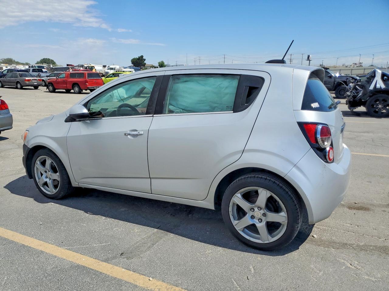 2015 Chevrolet Sonic Ltz Silver vin: 1G1JE6SB8F4100087