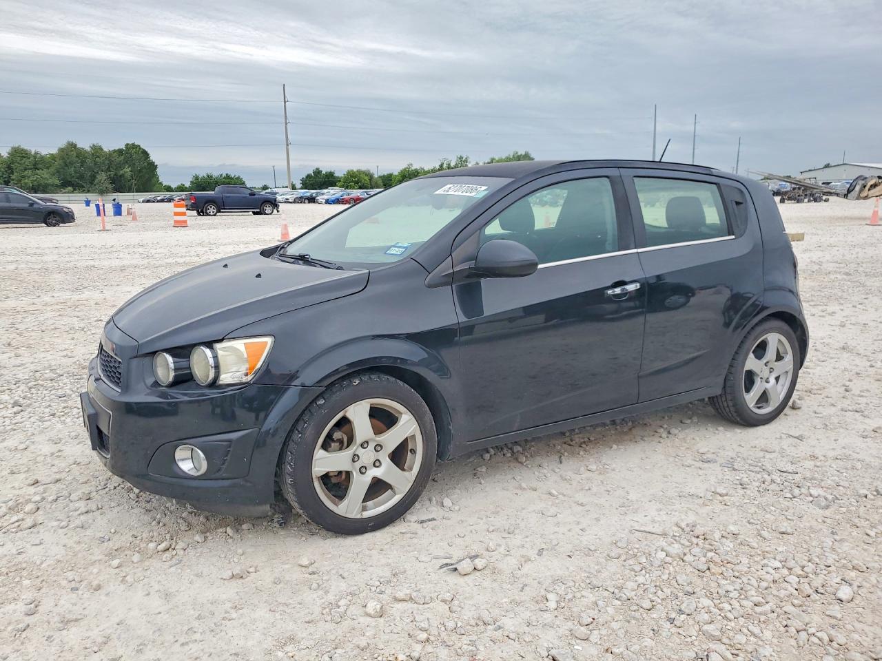 2015 Chevrolet Sonic Ltz Черный vin: 1G1JE6SB8F4122333