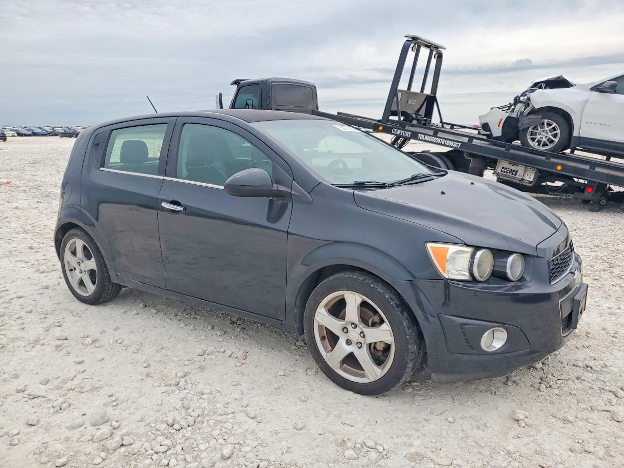 2015 Chevrolet Sonic Ltz Черный vin: 1G1JE6SB8F4122333
