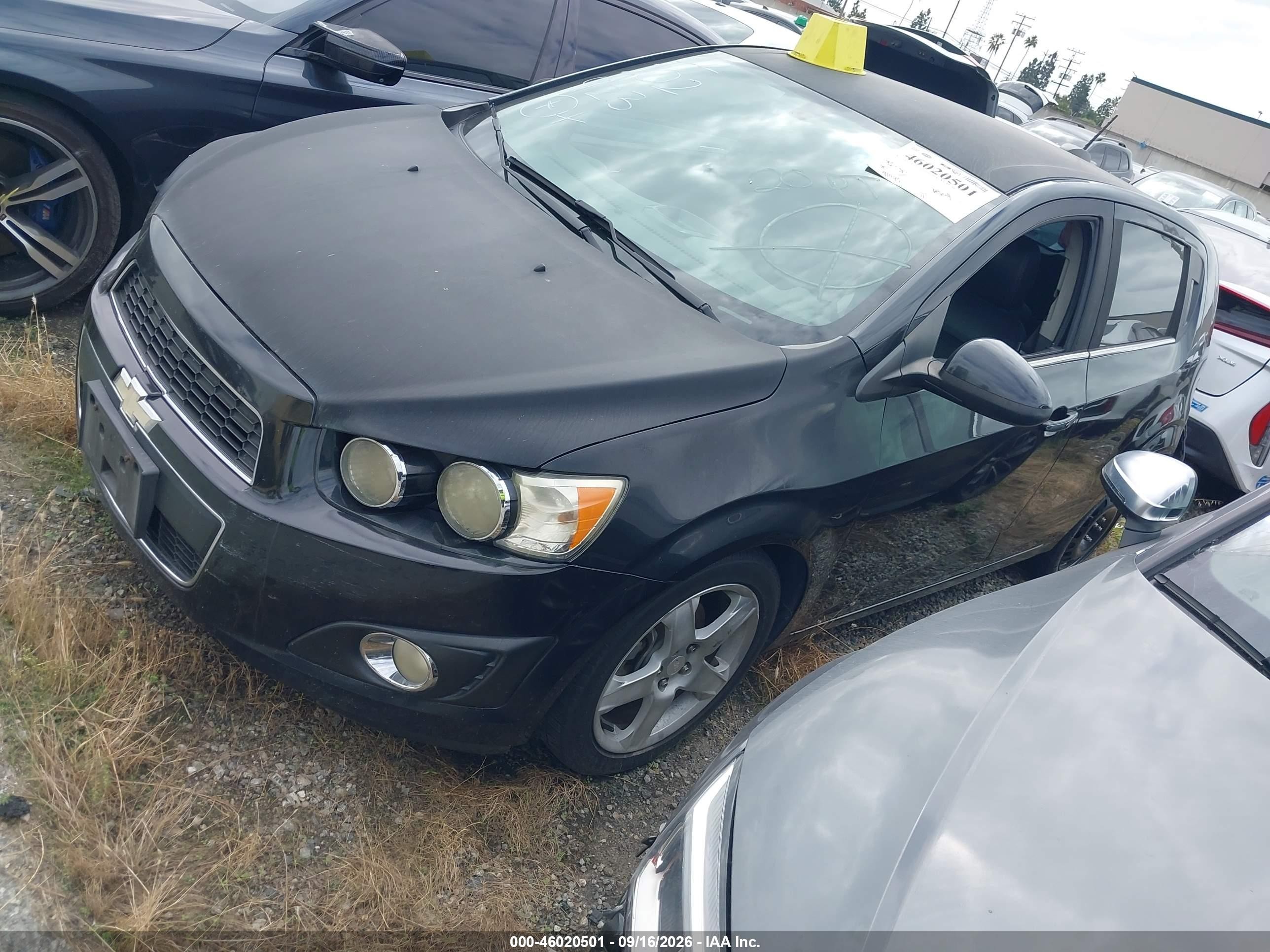 2015 Chevrolet Sonic Ltz Auto Gray vin: 1G1JE6SB9F4118114