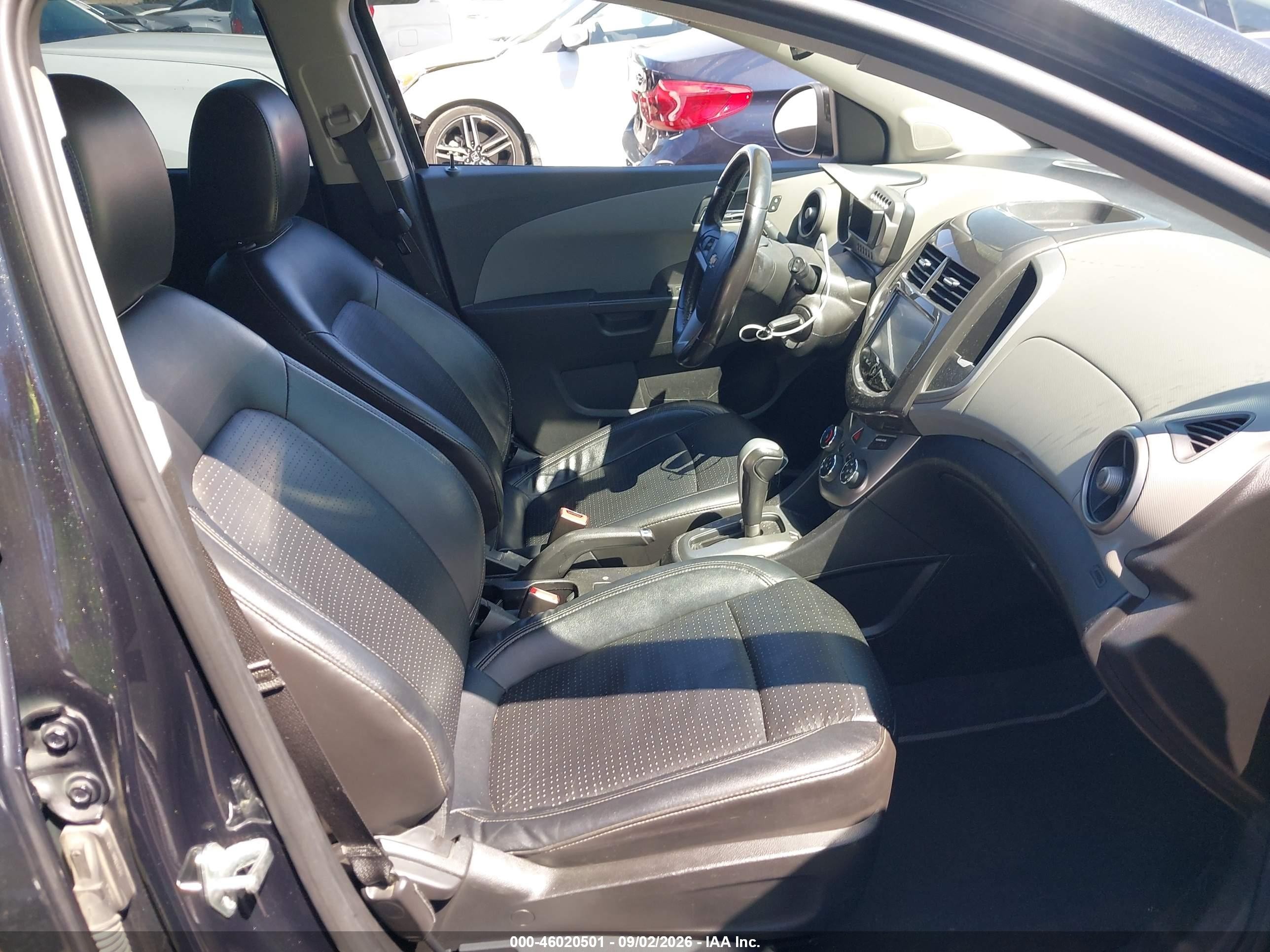 2015 Chevrolet Sonic Ltz Auto Gray vin: 1G1JE6SB9F4118114