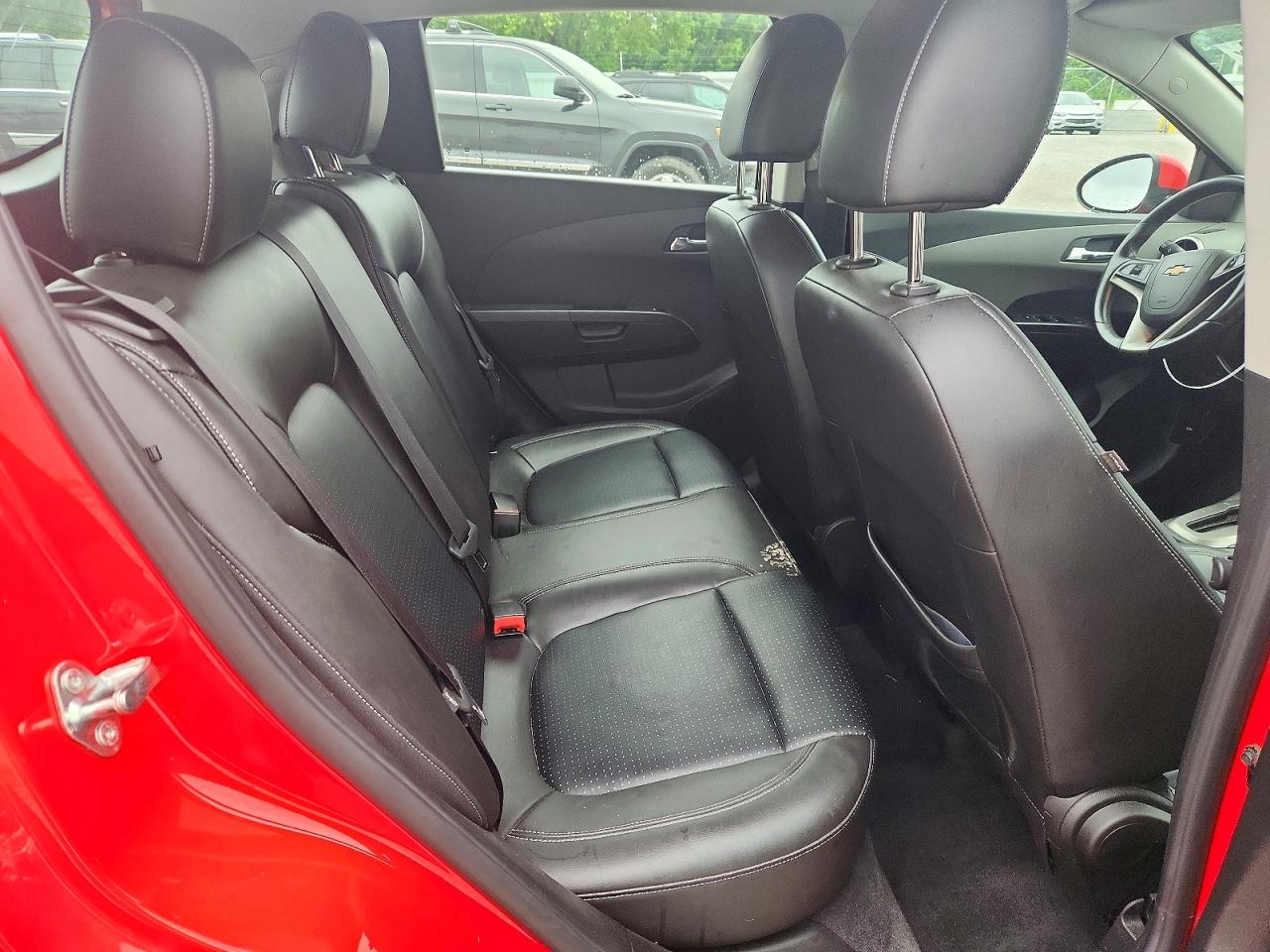2015 Chevrolet Sonic Ltz Red vin: 1G1JE6SBXF4210705