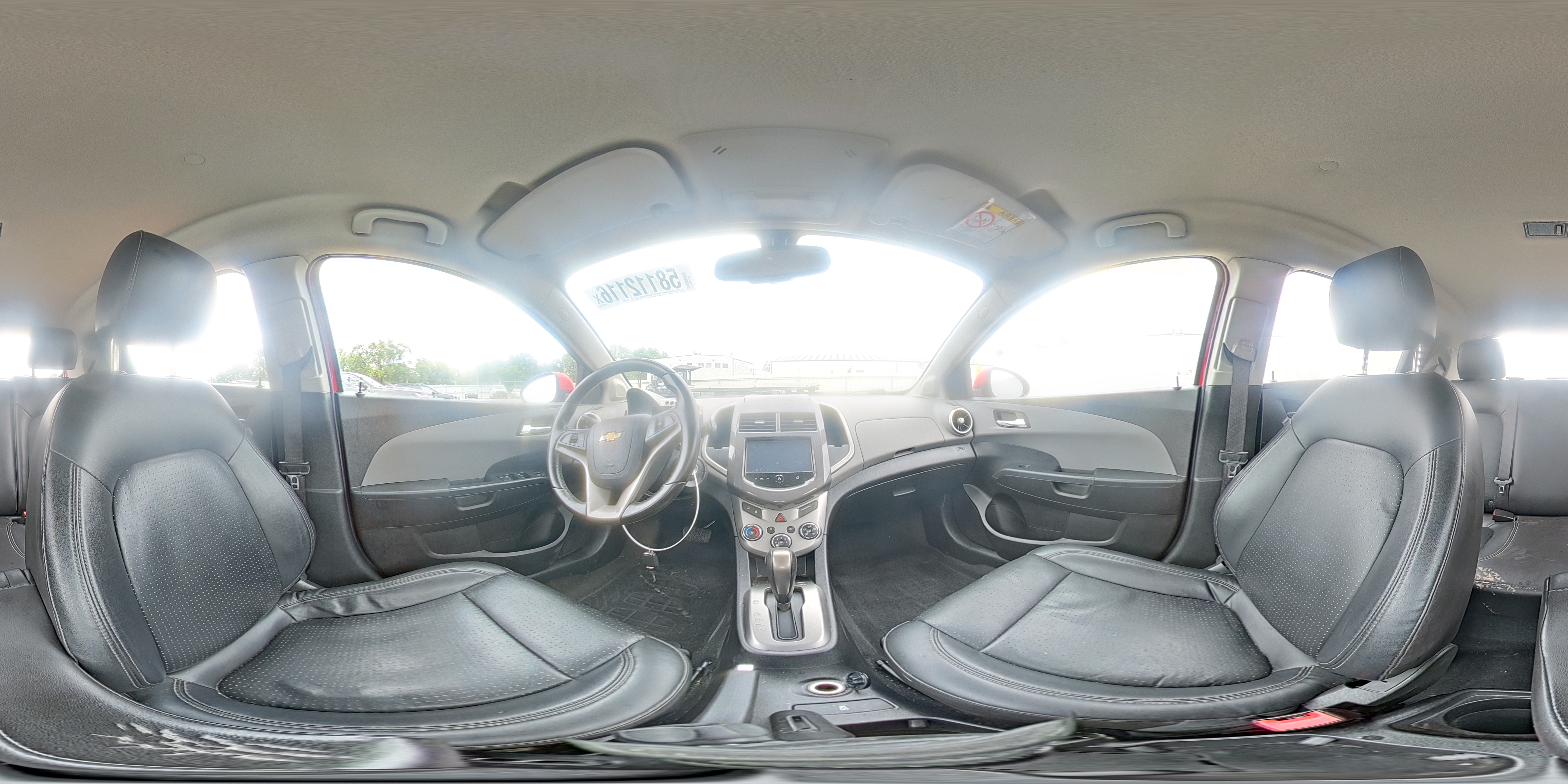 2015 Chevrolet Sonic Ltz Red vin: 1G1JE6SBXF4210705
