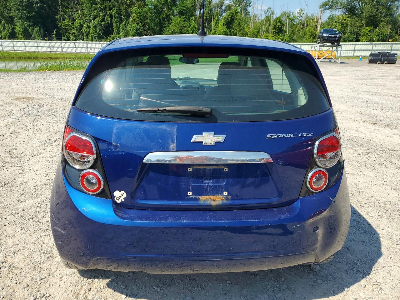 2013 Chevrolet Sonic Ltz Blue vin: 1G1JE6SG3D4162103