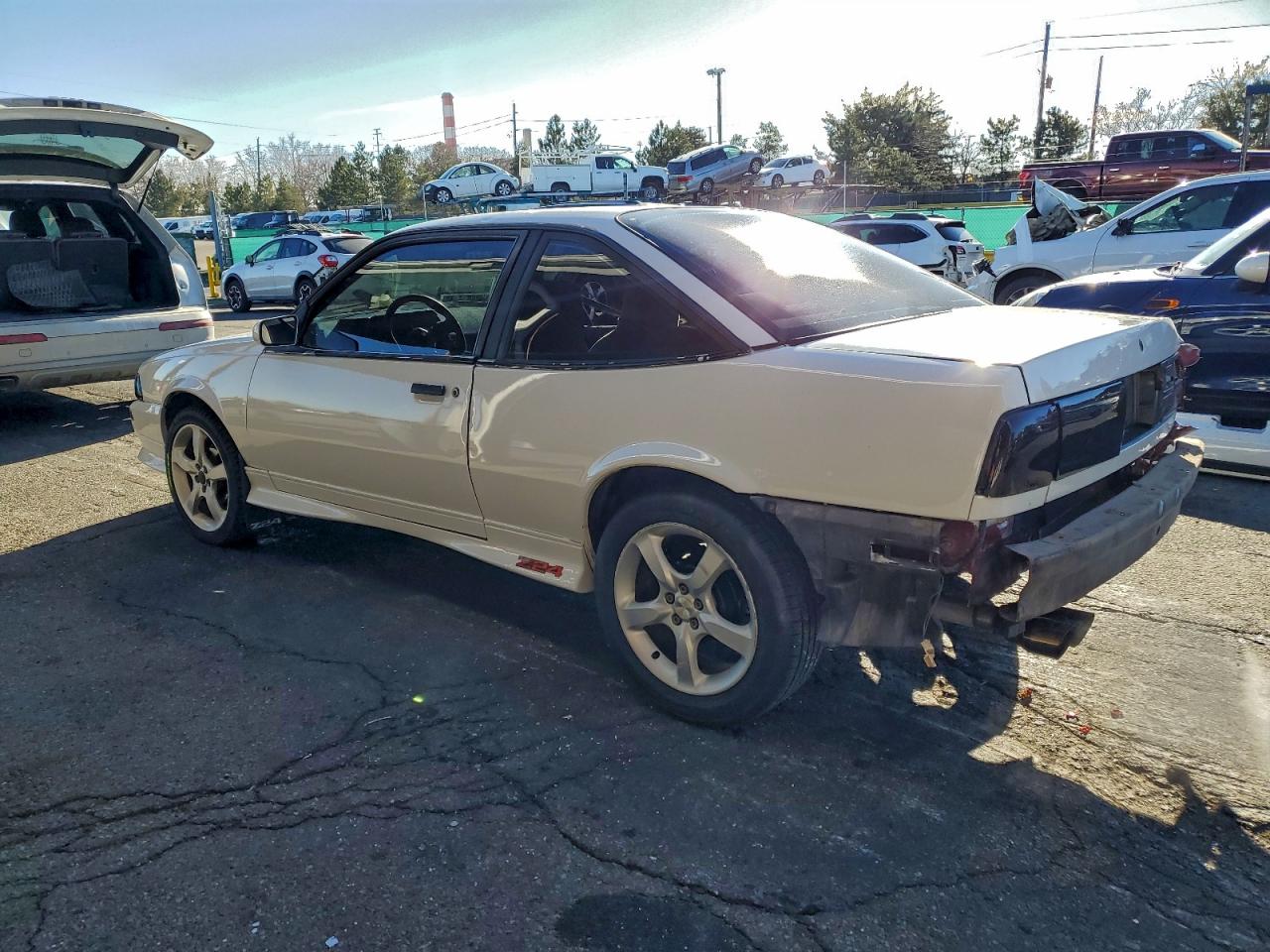 1989 Chevrolet Cavalier Z24 White vin: 1G1JF11W1K7183097