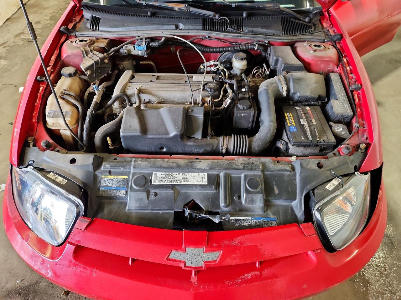 2004 Chevrolet Cavalier Ls Red vin: 1G1JF12F047248362