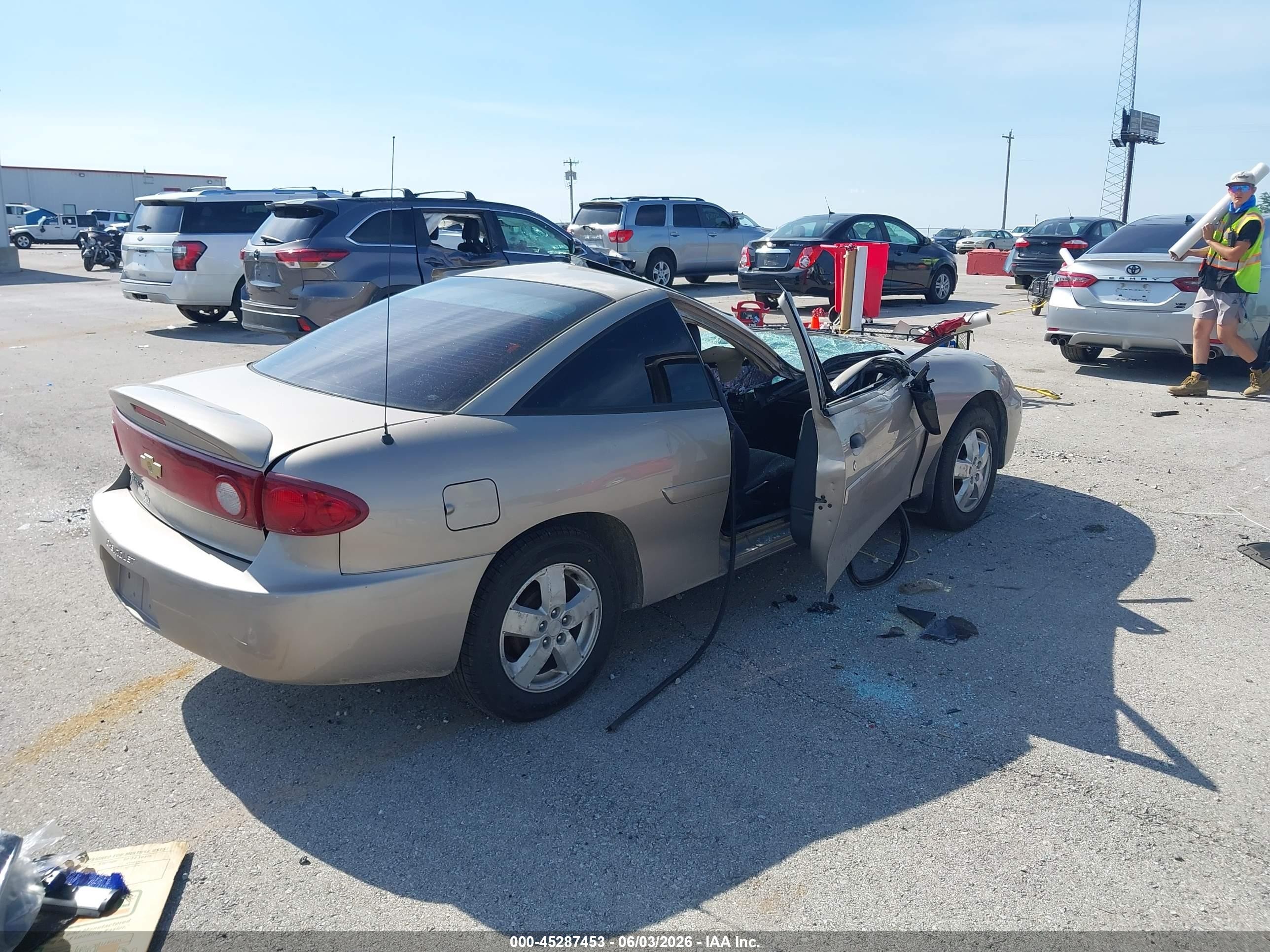 2005 Chevrolet Cavalier Ls Gold vin: 1G1JF12F657189223