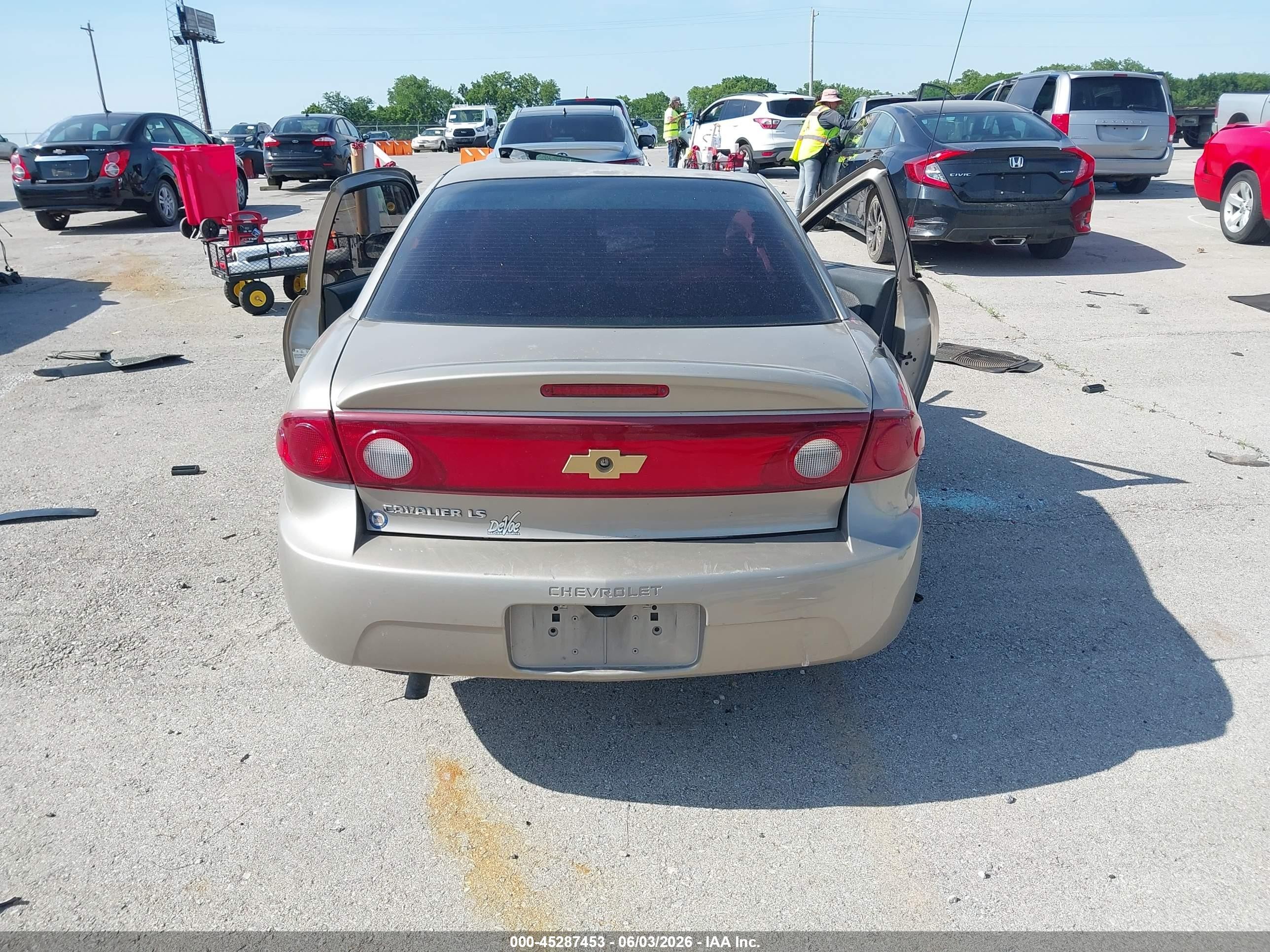 2005 Chevrolet Cavalier Ls Gold vin: 1G1JF12F657189223