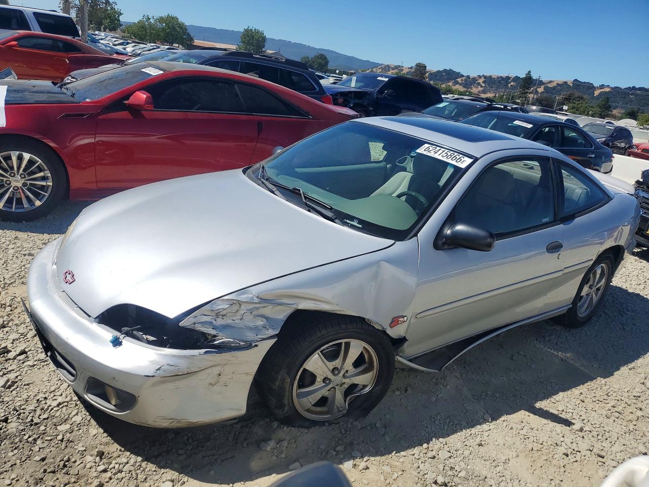 2000 Chevrolet Cavalier Z24 Gray vin: 1G1JF12T2Y7208151