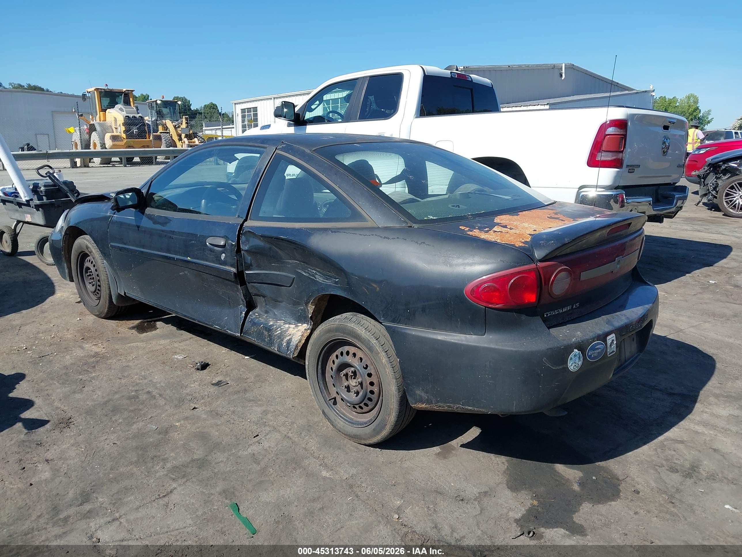 2003 Chevrolet Cavalier Ls Black vin: 1G1JF14F337182272