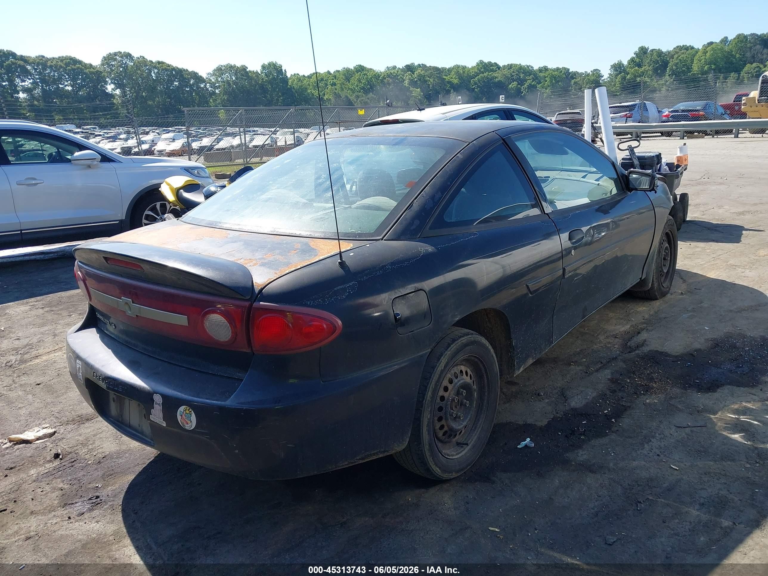 2003 Chevrolet Cavalier Ls Black vin: 1G1JF14F337182272