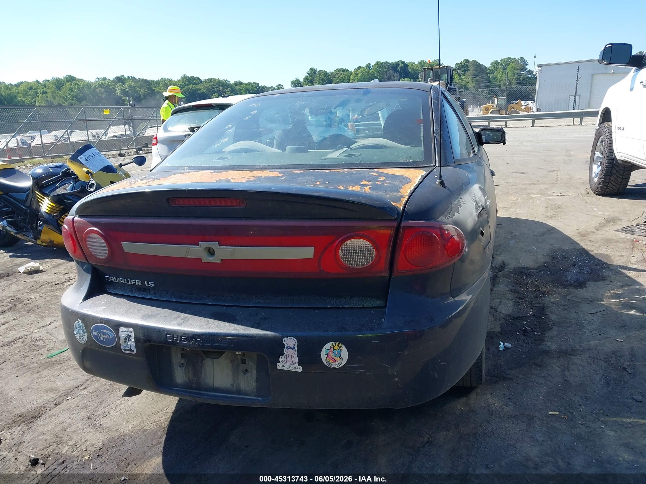 2003 Chevrolet Cavalier Ls Black vin: 1G1JF14F337182272