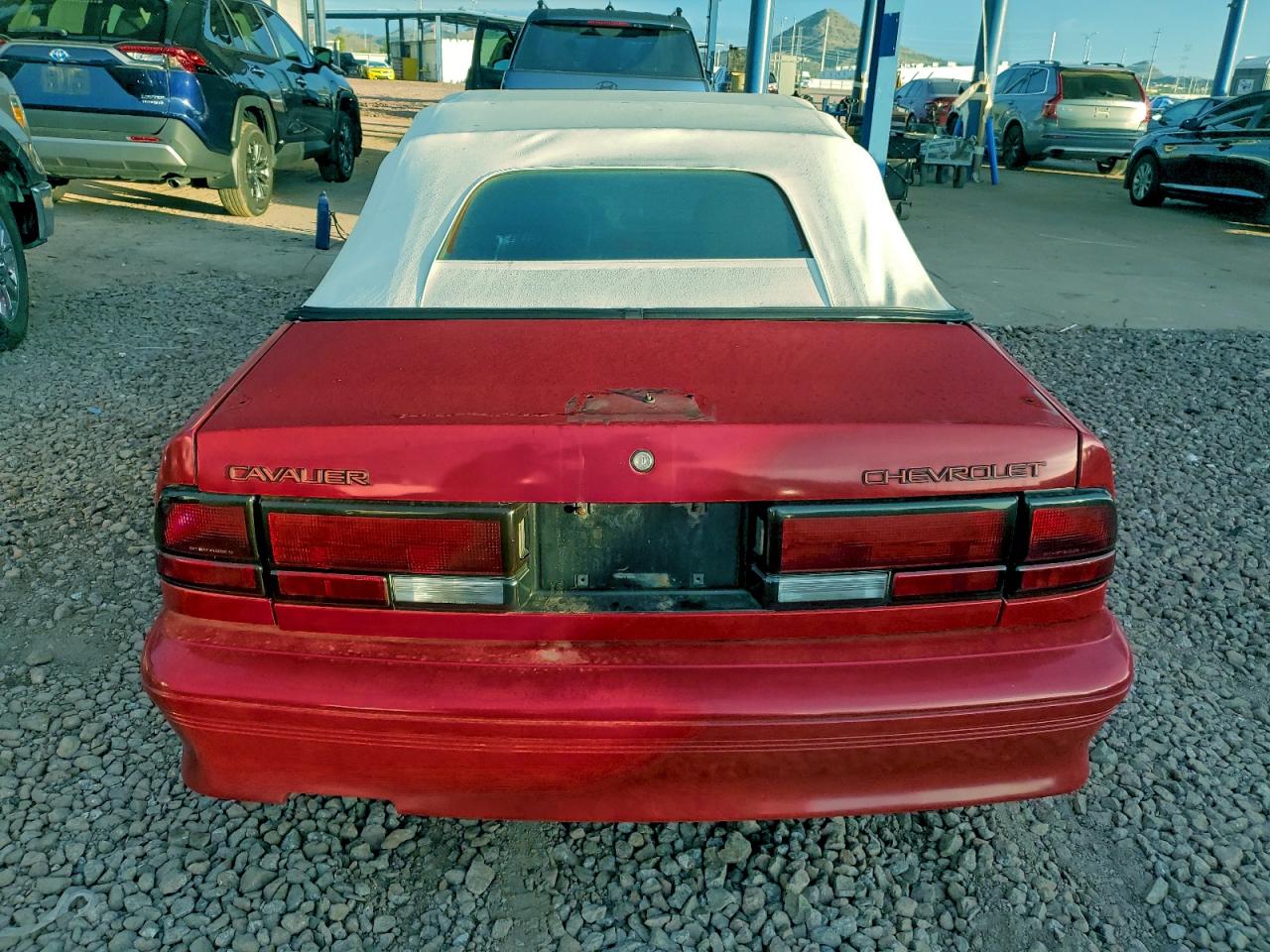 1994 Chevrolet Cavalier Z24 Red vin: 1G1JF34TXR7311344