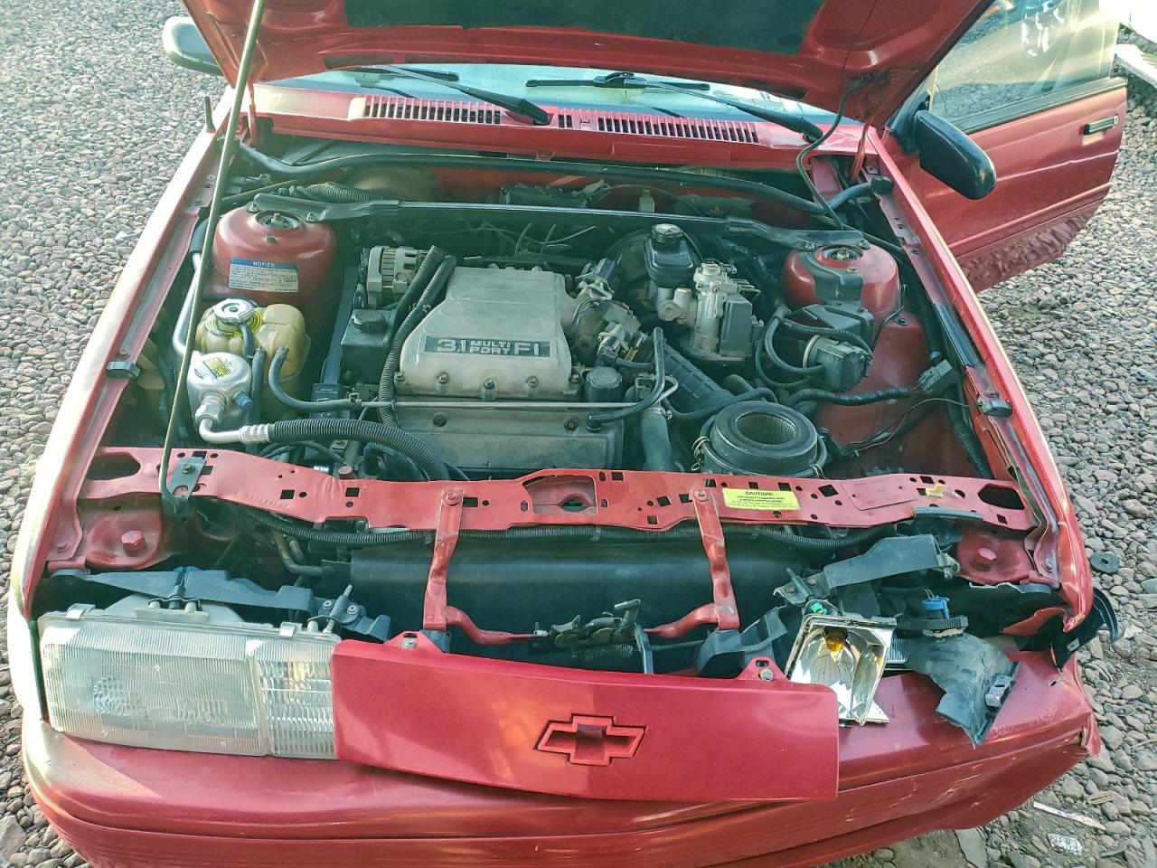 1994 Chevrolet Cavalier Z24 Red vin: 1G1JF34TXR7311344