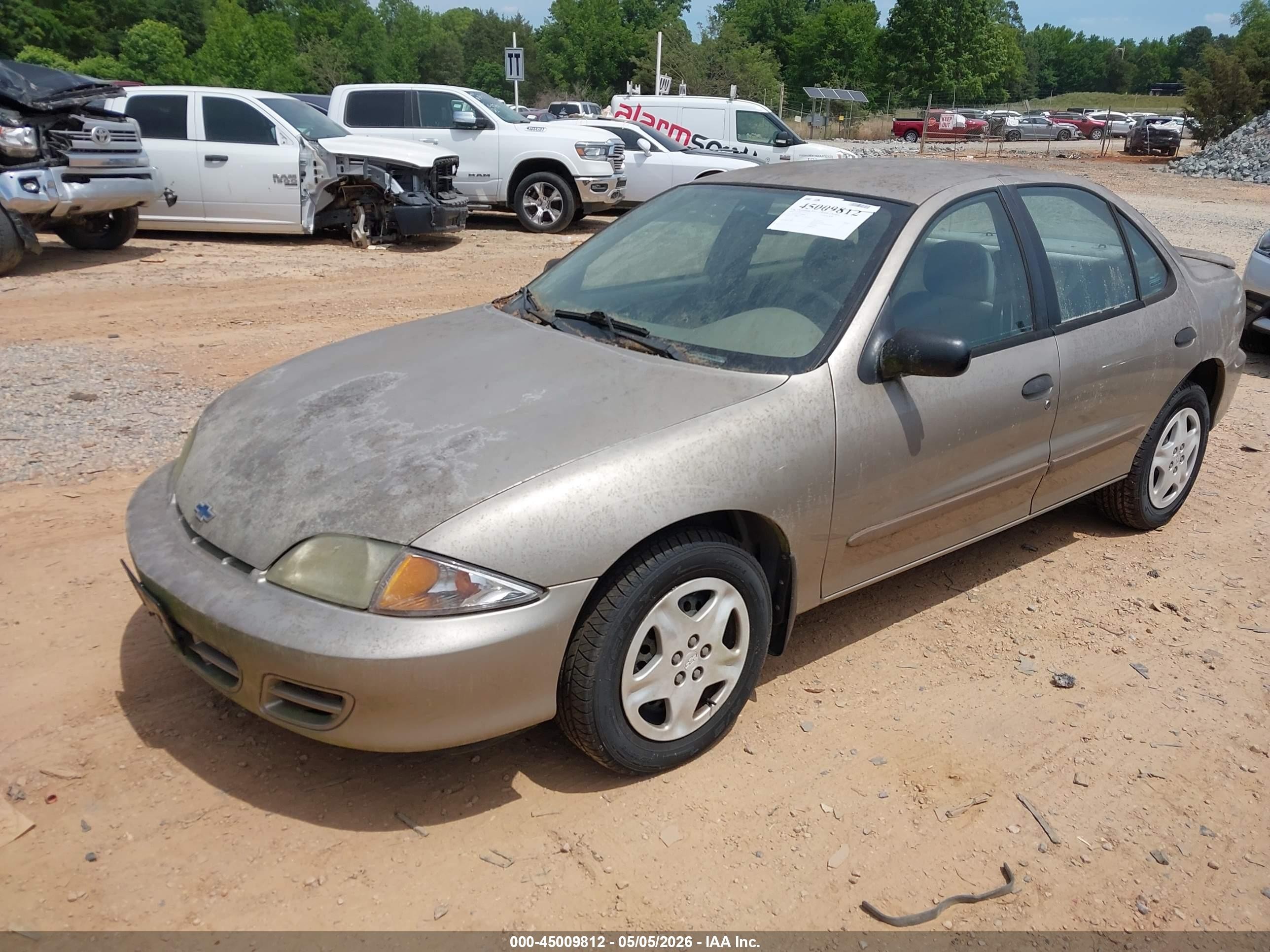 2001 Chevrolet Cavalier Ls Бежевый vin: 1G1JF524417368876