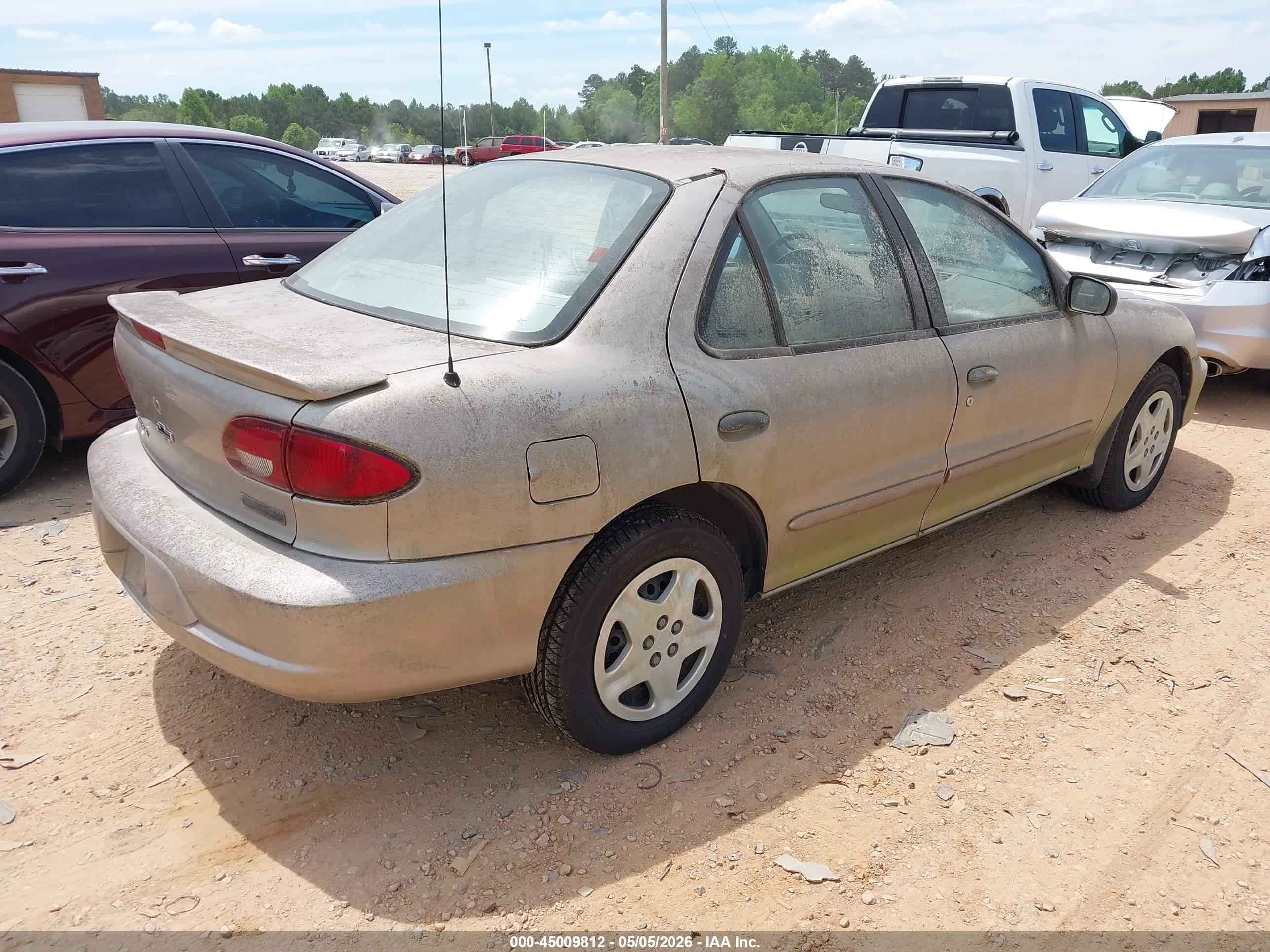 2001 Chevrolet Cavalier Ls Бежевый vin: 1G1JF524417368876