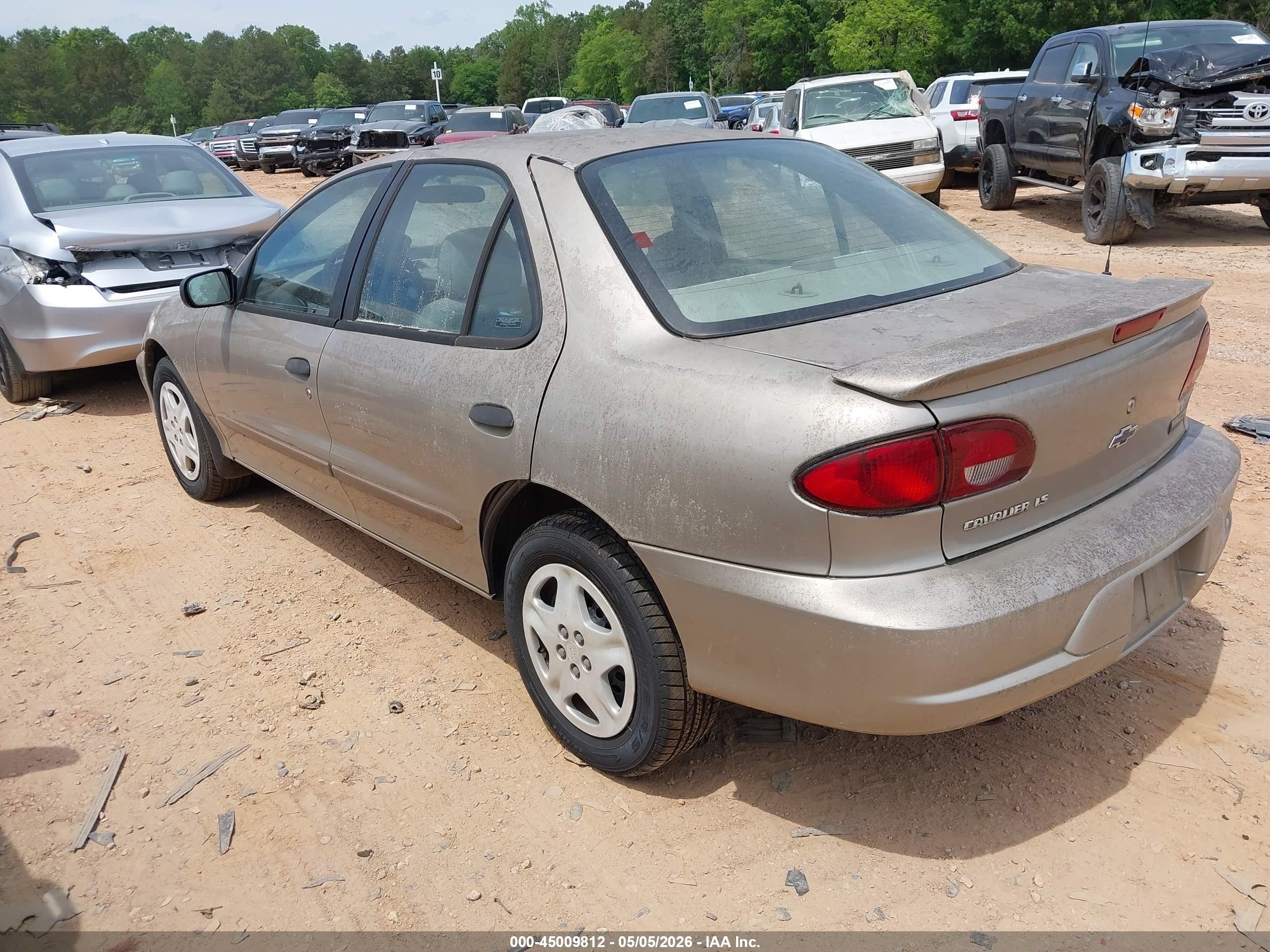 2001 Chevrolet Cavalier Ls Бежевый vin: 1G1JF524417368876