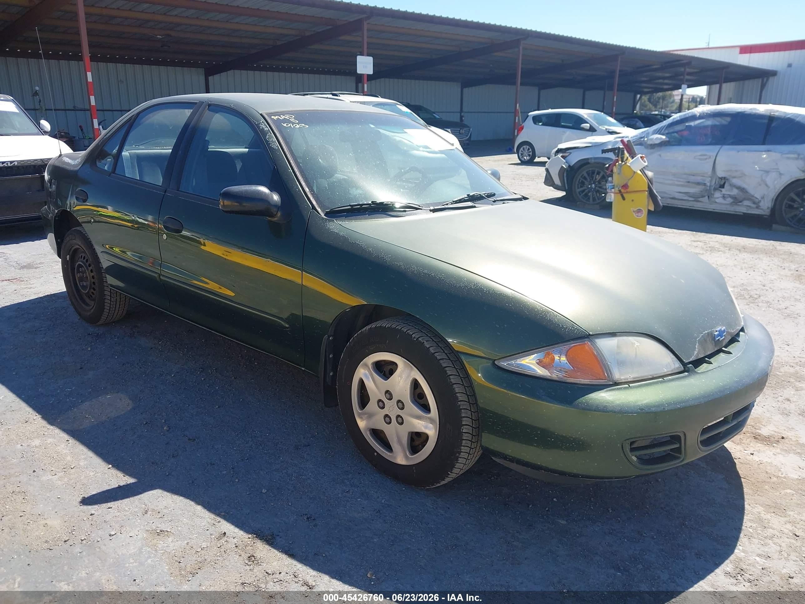 2000 Chevrolet Cavalier Ls Green vin: 1G1JF5244Y7285149