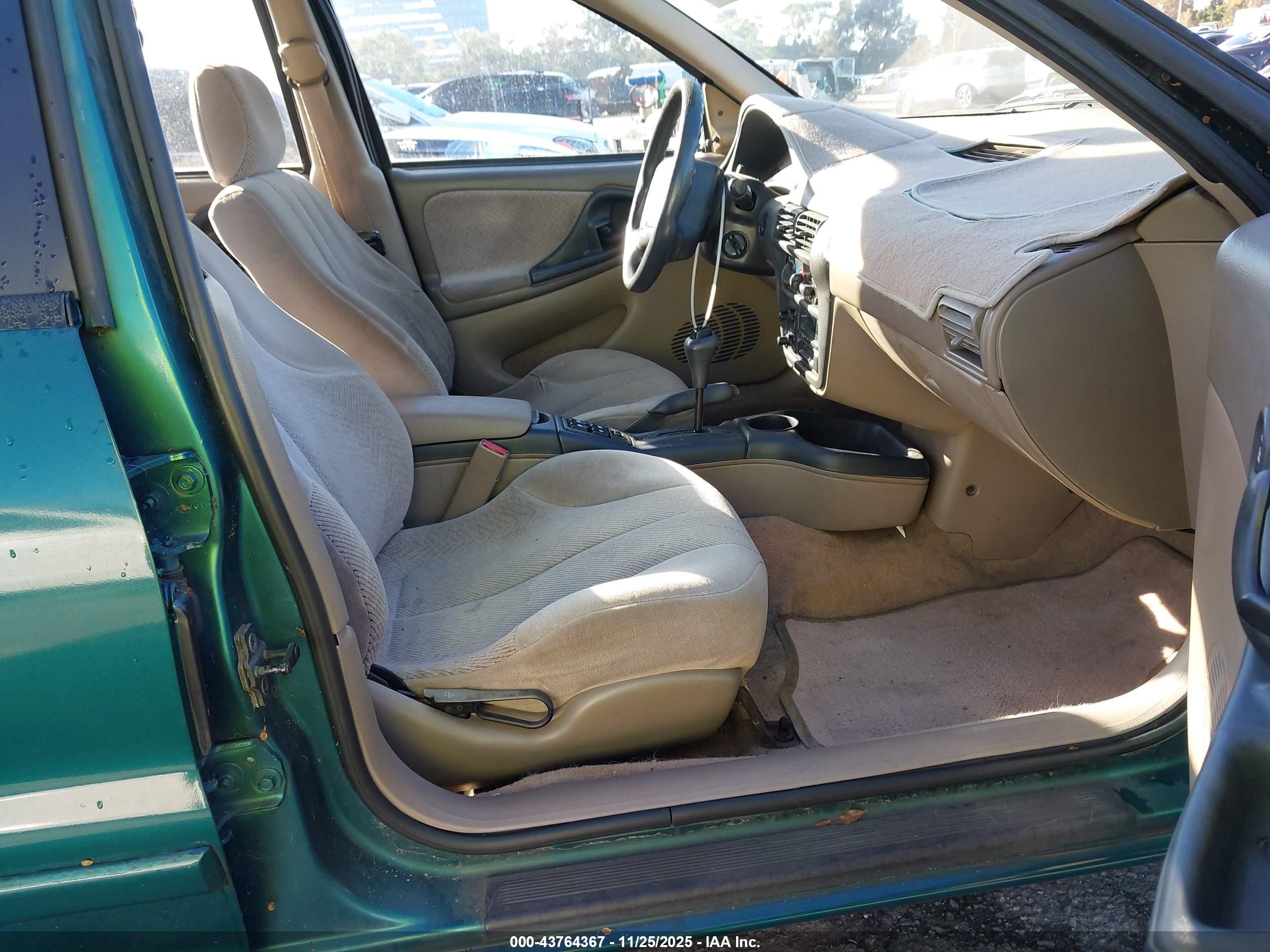 1997 Chevrolet Cavalier Ls Green vin: 1G1JF5248V7143639